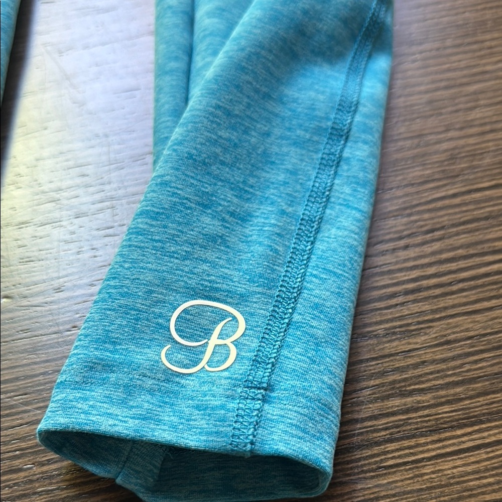 Bombshell Sportswear Blue Leggings Vibrant Stretchy Athletic